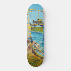 Vincent van Gogh - Langlois Bridge at Arles #1 Skateboard