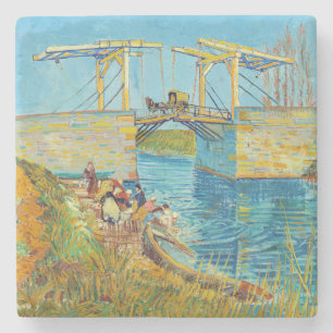 Vincent van Gogh - Langlois Bridge at Arles #1 Stone Coaster