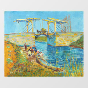 Vincent van Gogh - Langlois Bridge at Arles #1 Window Cling