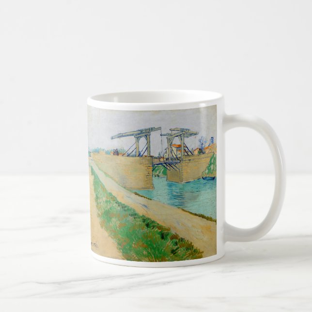 Vincent van Gogh - Langlois Bridge at Arles #2 Coffee Mug (Right)