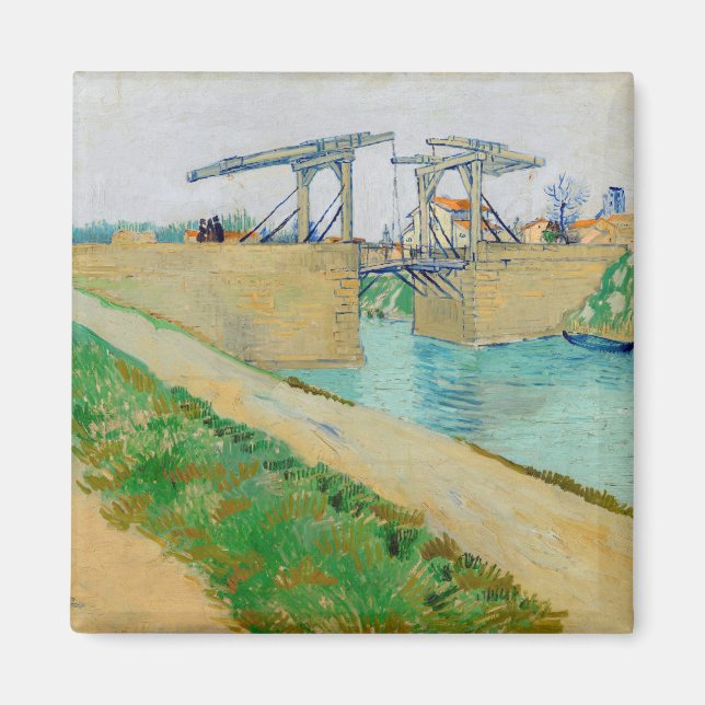 Vincent van Gogh - Langlois Bridge at Arles #2 Magnet (Front)