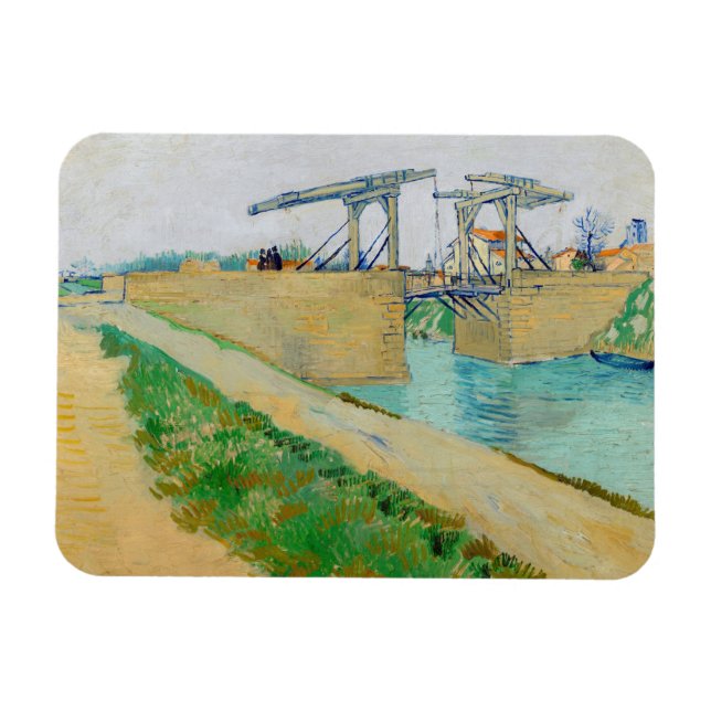 Vincent van Gogh - Langlois Bridge at Arles #2 Magnet (Horizontal)
