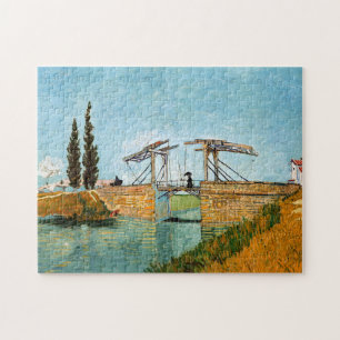 Vincent van Gogh - Langlois Bridge at Arles #3 Jigsaw Puzzle