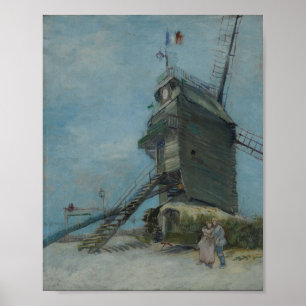 Vincent van Gogh - Le Moulin de la Galette Poster