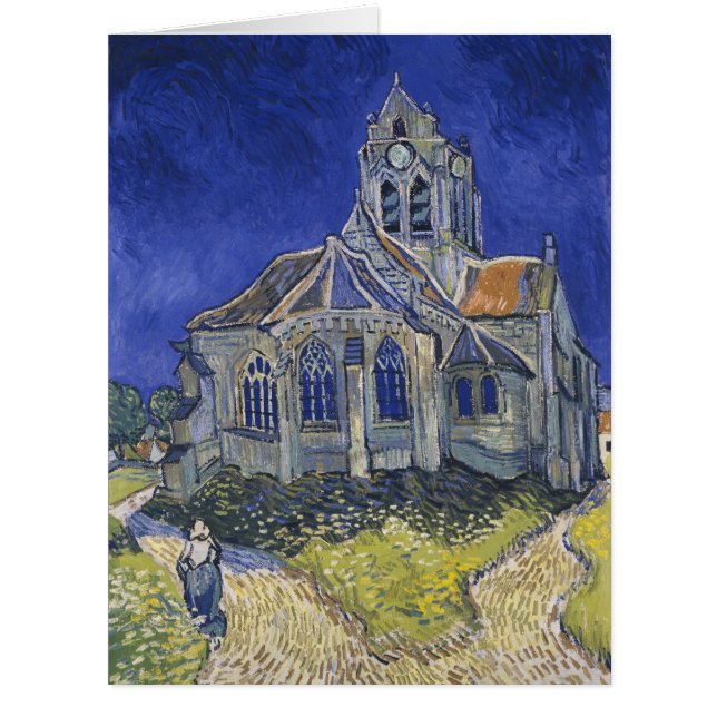 Vincent Van Gogh, L'église d'Auvers (Devant)
