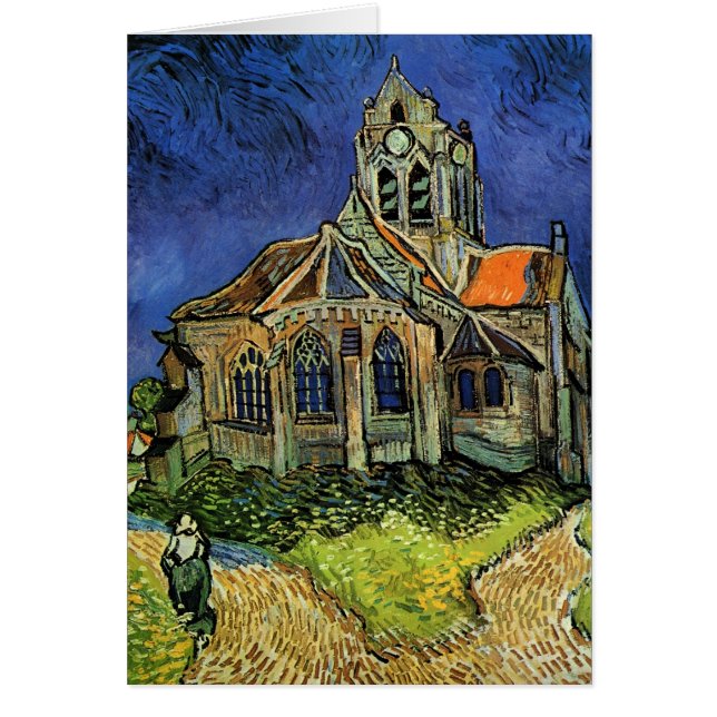Vincent van Gogh - L'église d'Auvers (Devant)