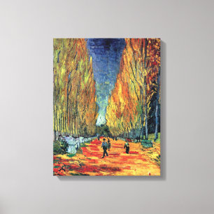 Vincent Van Gogh - Les Alyscamps Canvas Print