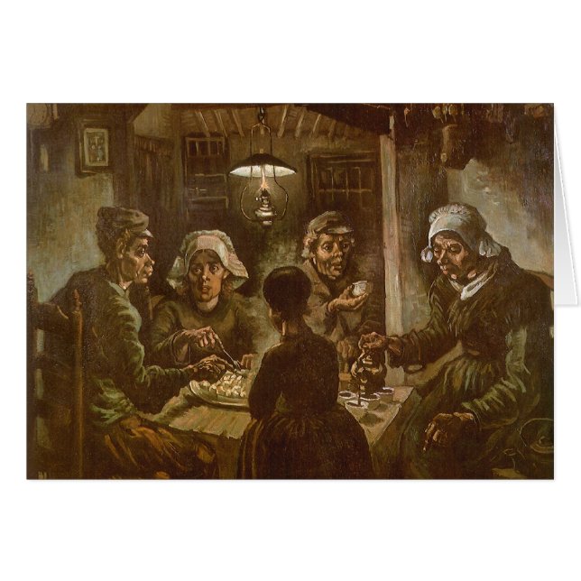 Vincent van Gogh - Les mangeurs de pommes de terre (Devant horizontal)