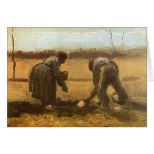 Vincent van Gogh - Les paysans plantent des pommes
