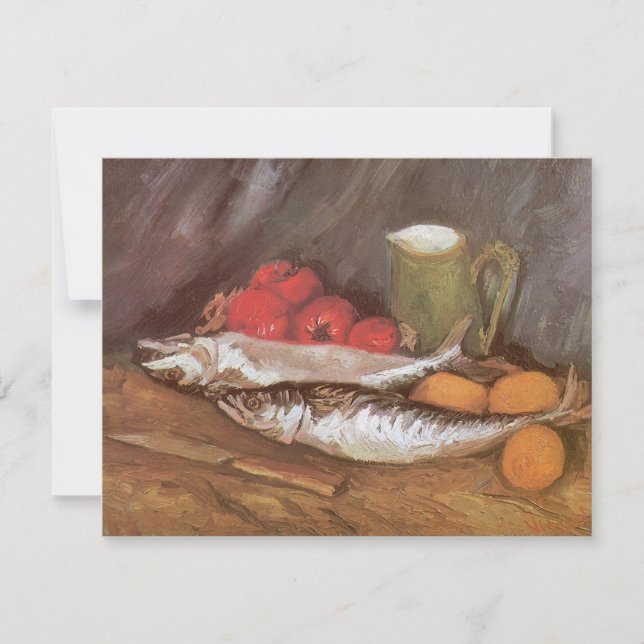 Vincent van Gogh - Mackerels, Lemons and Tomatoes (Front)