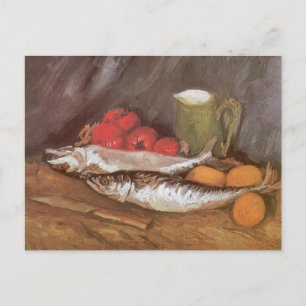 Vincent van Gogh - Mackerels, Lemons and Tomatoes Postcard