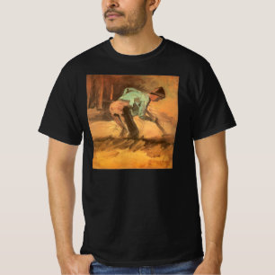 Vincent van Gogh - Man Stooping w Stick or Spade T-Shirt