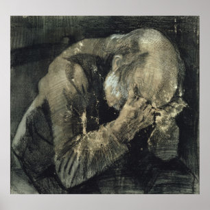 Vincent van Gogh   Man with his head in his hands Poster