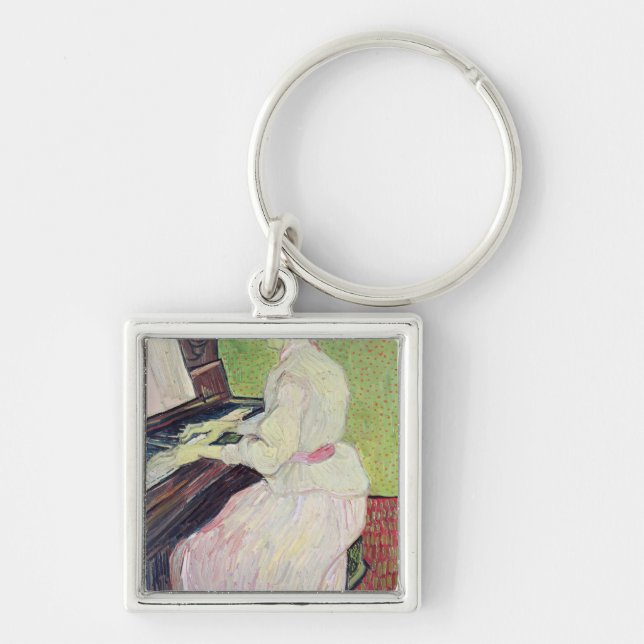 Vincent van Gogh | Marguerite Gachet at the Piano Keychain (Front)