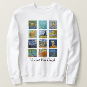 Vincent Van Gogh - Masterpieces Grid Sweatshirt