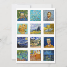 Vincent Van Gogh - Masterpieces Grid