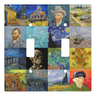 Vincent van Gogh - Masterpieces Mosaic Patchwork Light Switch Cover