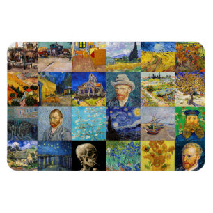Vincent van Gogh - Masterpieces Mosaic Patchwork Magnet