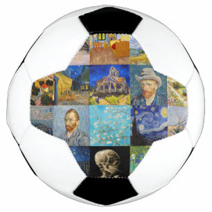 Vincent van Gogh - Masterpieces Mosaic Patchwork Soccer Ball