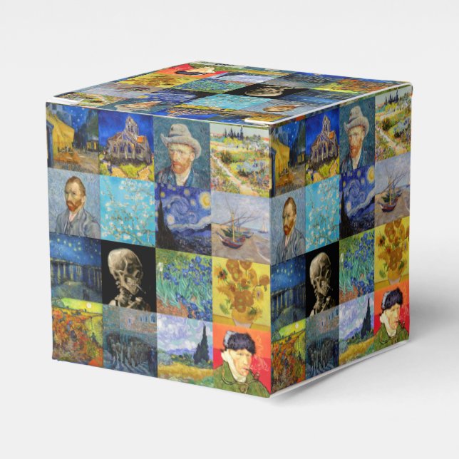 Vincent van Gogh - Masterpieces Mosaic Patchwork T Favor Box (Front Side)