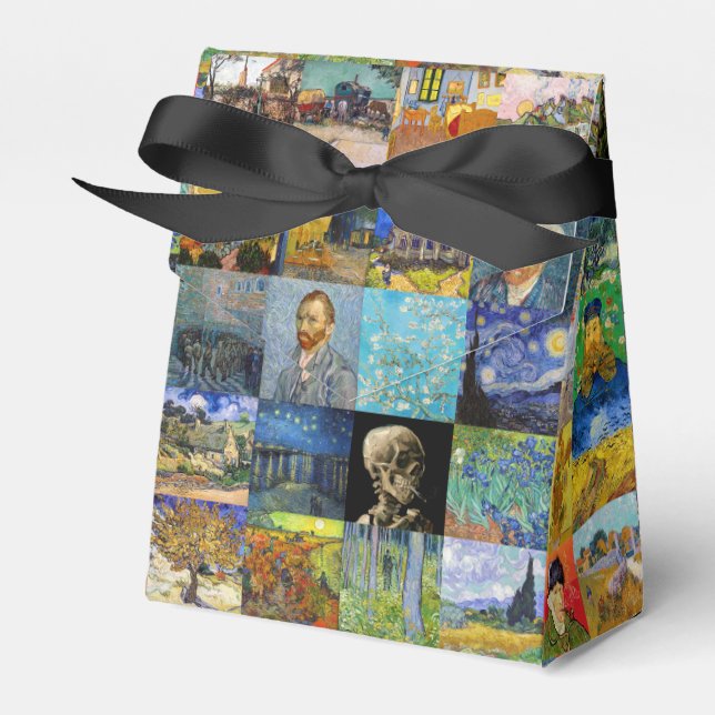 Vincent van Gogh - Masterpieces Mosaic Patchwork T Favor Box (Front Side)