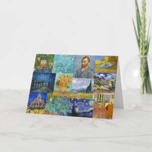 Vincent Van Gogh - Masterpieces Patchwork Card