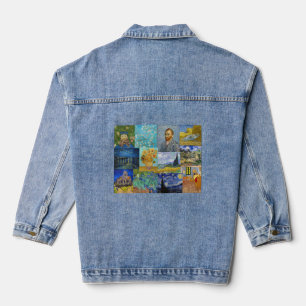 Vincent Van Gogh - Masterpieces Patchwork Denim Jacket