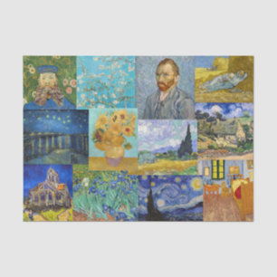 Vincent Van Gogh - Masterpieces Patchwork Tissue Paper