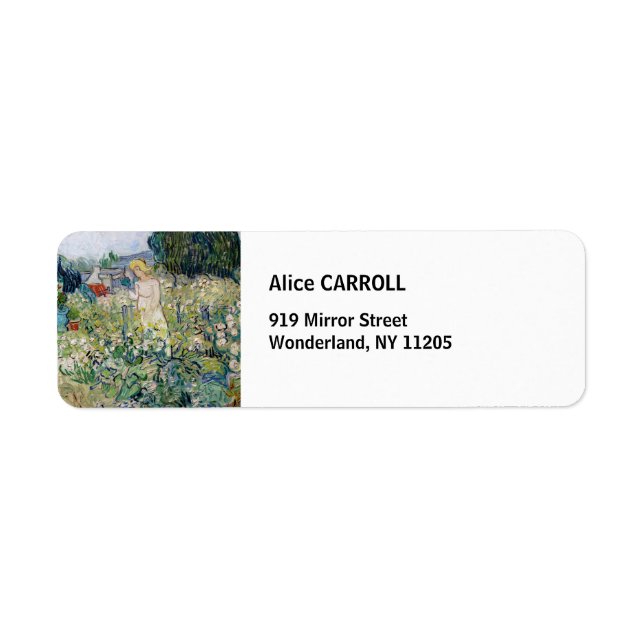 Vincent van Gogh - Miss Gachet dans son jardin (Devant)