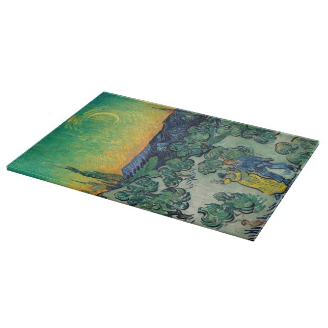 Vincent van Gogh - Moonlit Landscape with Couple Cutting Board (Corner)