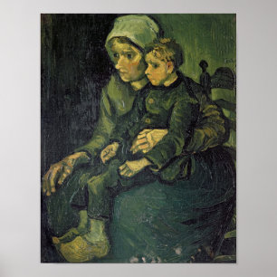 Vincent van Gogh   Mother and Child, 1885 Poster