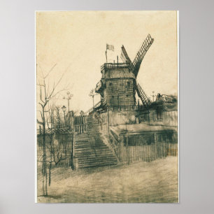 Vincent van Gogh - Moulin de la Galette Poster