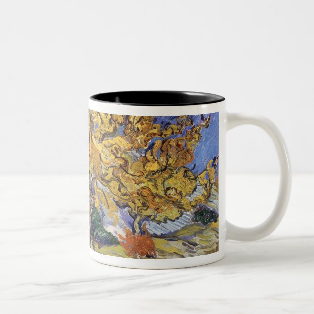 Vincent van Gogh | Mulberry Tree, 1889 Two-Tone Coffee Mug (Right)
