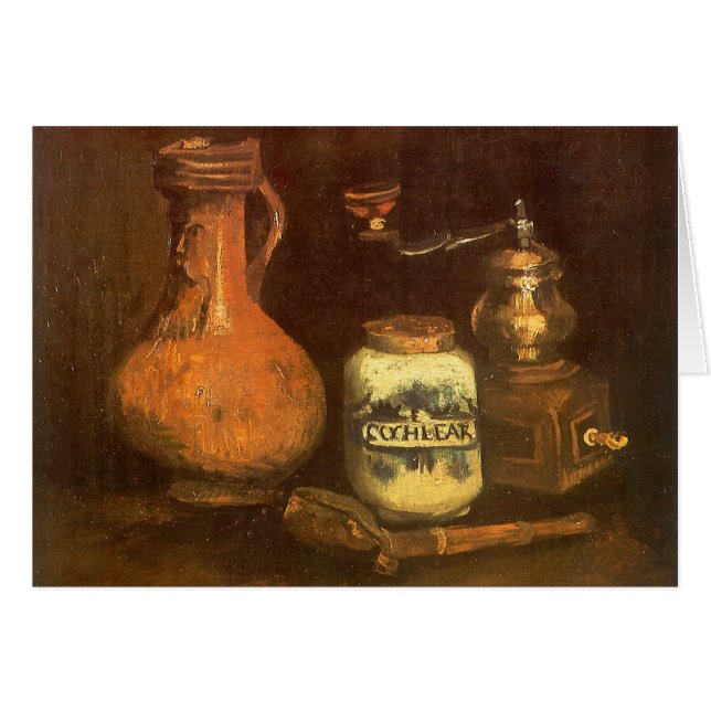 Vincent van Gogh - Nature morte avec moulin à café (Devant horizontal)