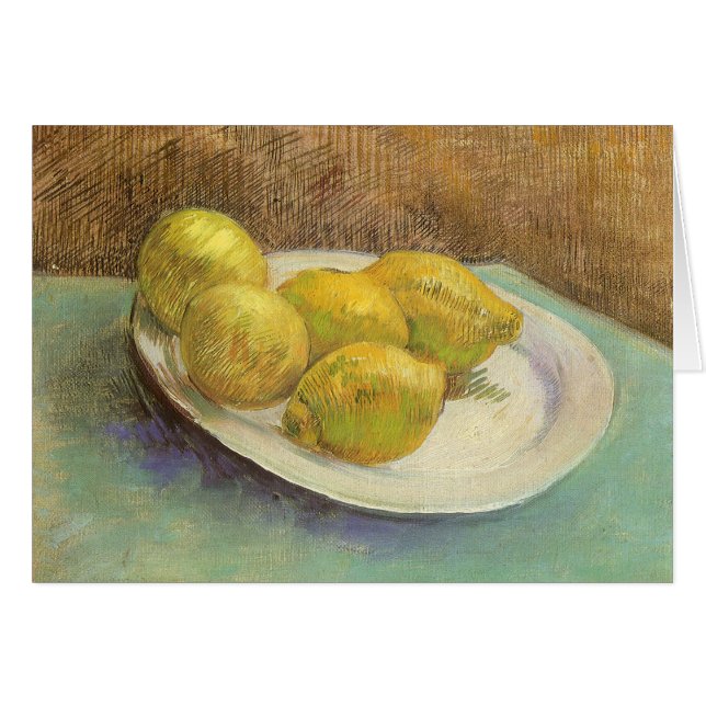 Vincent van Gogh - Nature morte Citrons sur une as (Devant horizontal)