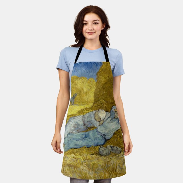 Vincent Van Gogh - Noon, Rest from work / Siesta Apron (Worn)