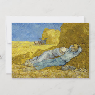 Vincent Van Gogh - Noon, Rest from work / Siesta Invitation