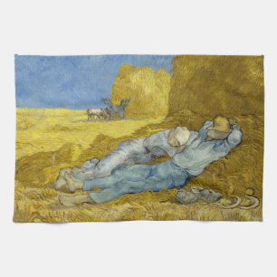 Vincent Van Gogh - Noon, Rest from work / Siesta Kitchen Towel