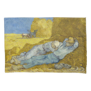 Vincent Van Gogh - Noon, Rest from work / Siesta Pillowcase