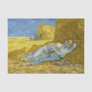 Vincent Van Gogh - Noon, Rest from work / Siesta Tissue Paper