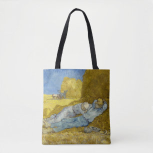 Vincent Van Gogh - Noon, Rest from work / Siesta Tote Bag