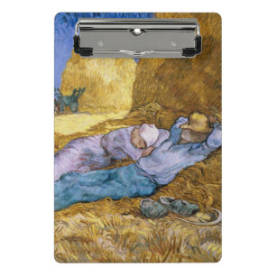 Vincent van Gogh   Noon, The Siesta, after Millet Mini Clipboard