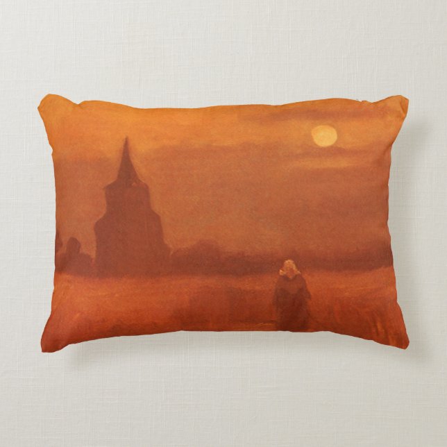 Vincent van Gogh - Old Tower in the Fields Accent Pillow (Front)
