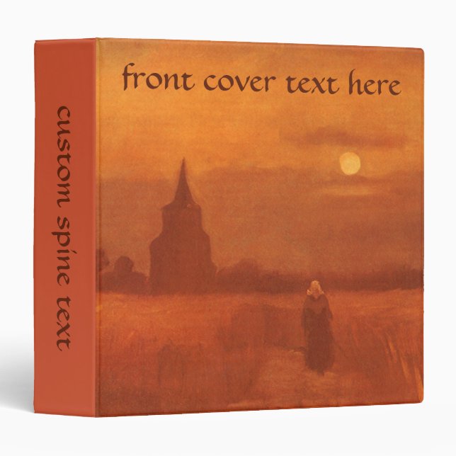 Vincent van Gogh - Old Tower in the Fields Binder (Front/Spine)