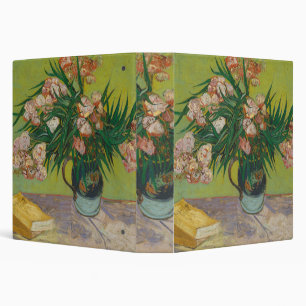Vincent Van Gogh Oleander flower painting Binder