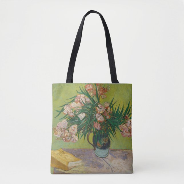 Vincent Van Gogh Oleander flower painting Tote Bag (Front)