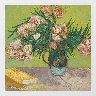 Vincent Van Gogh Oleander flower painting Window Cling