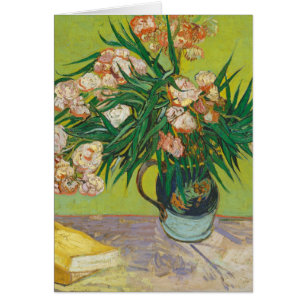 Vincent Van Gogh Oleanders Impressionist Card