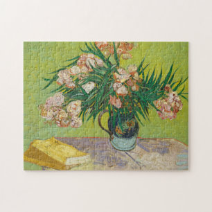 Vincent Van Gogh Oleanders Painting Jigsaw Puzzle