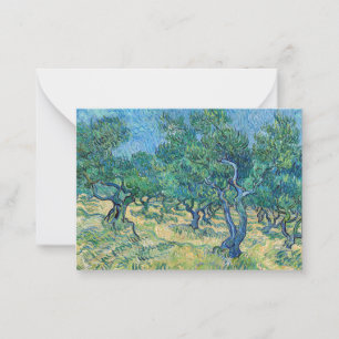 Vincent van Gogh - Olive Grove Card
